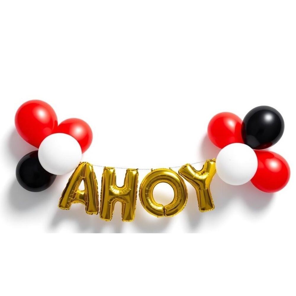 Pirate Cove Salt Life Ahoy Party Decoration Balloon Pack Spritz 12 Pieces NEW